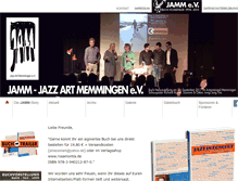 Tablet Screenshot of jamm-ev.de
